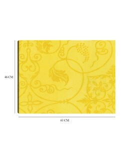 Foto 6 | Cuadro Decorativo - Grabado En Madera Original Vintage Japonés -amarillo- Taguchi Tomoki - Abstracto - 46x61 - Fine A