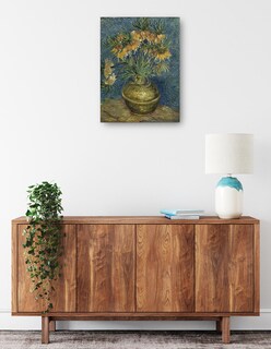 Foto 2 | Cuadro Decorativo - Fritillarios Imperiales En Un Jarrón De Cobre (1887)- Vincent Van Gogh - Floral - 77x102 - Fine A