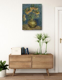 Foto 3 | Cuadro Decorativo - Fritillarios Imperiales En Un Jarrón De Cobre (1887)- Vincent Van Gogh - Floral - 77x102 - Fine A