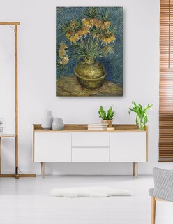 Foto 5 | Cuadro Decorativo - Fritillarios Imperiales En Un Jarrón De Cobre (1887)- Vincent Van Gogh - Floral - 77x102 - Fine A