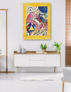 Foto 5 | Cuadro Decorativo - Diseño Para La Portada Del Almanaque ',el Jinete Azul', (1911)- Wassily Kandinsky - 4
