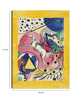 Foto 6 | Cuadro Decorativo - Diseño Para La Portada Del Almanaque ',el Jinete Azul', (1911)- Wassily Kandinsky - 4