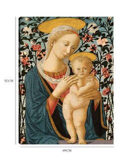 Foto 6 | Cuadro Decorativo - La Virgen Y El Niño C. 1470- Follower Of Fra Filippo Lippi And Pesellino - Religión - 69x92 -
