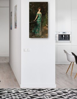 Foto 4 | Cuadro Decorativo - Retrato De Millicent Leveson-gower, Duquesa De Sutherland - John Singer Sargent - 54x102 - Fine Ar