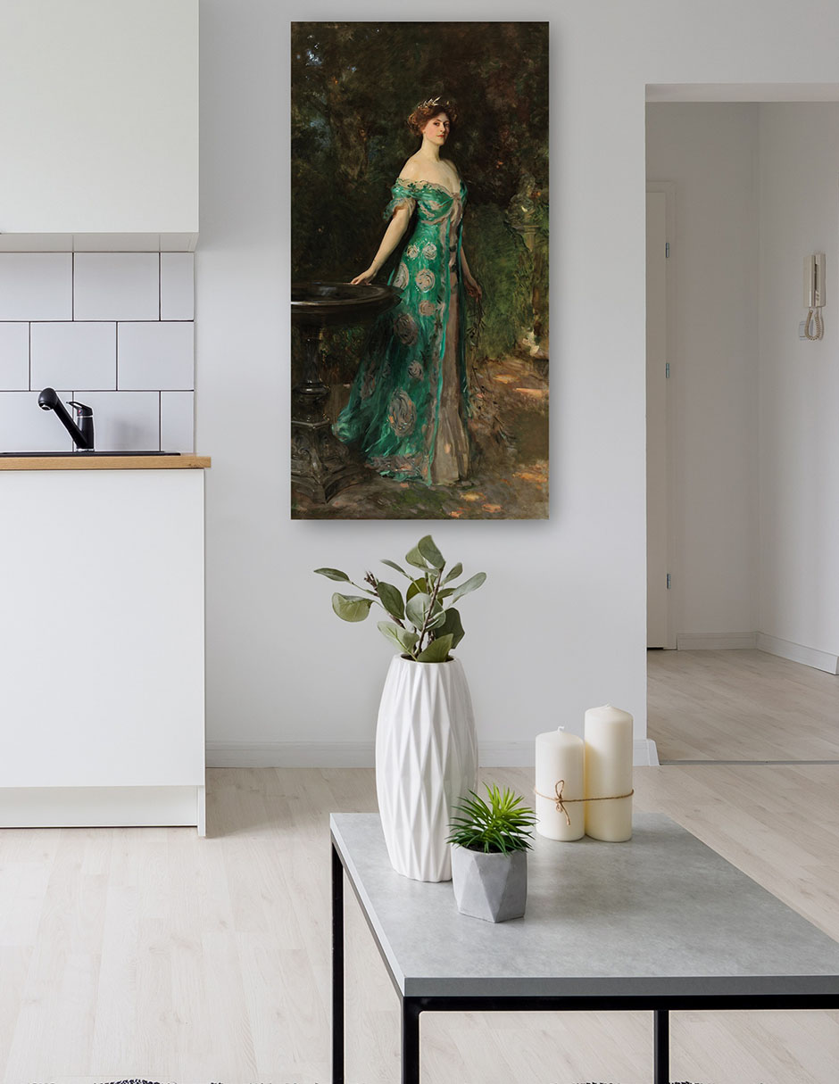 Foto 5 | Cuadro Decorativo - Retrato De Millicent Leveson-gower, Duquesa De Sutherland - John Singer Sargent - 54x102 - Fine Ar