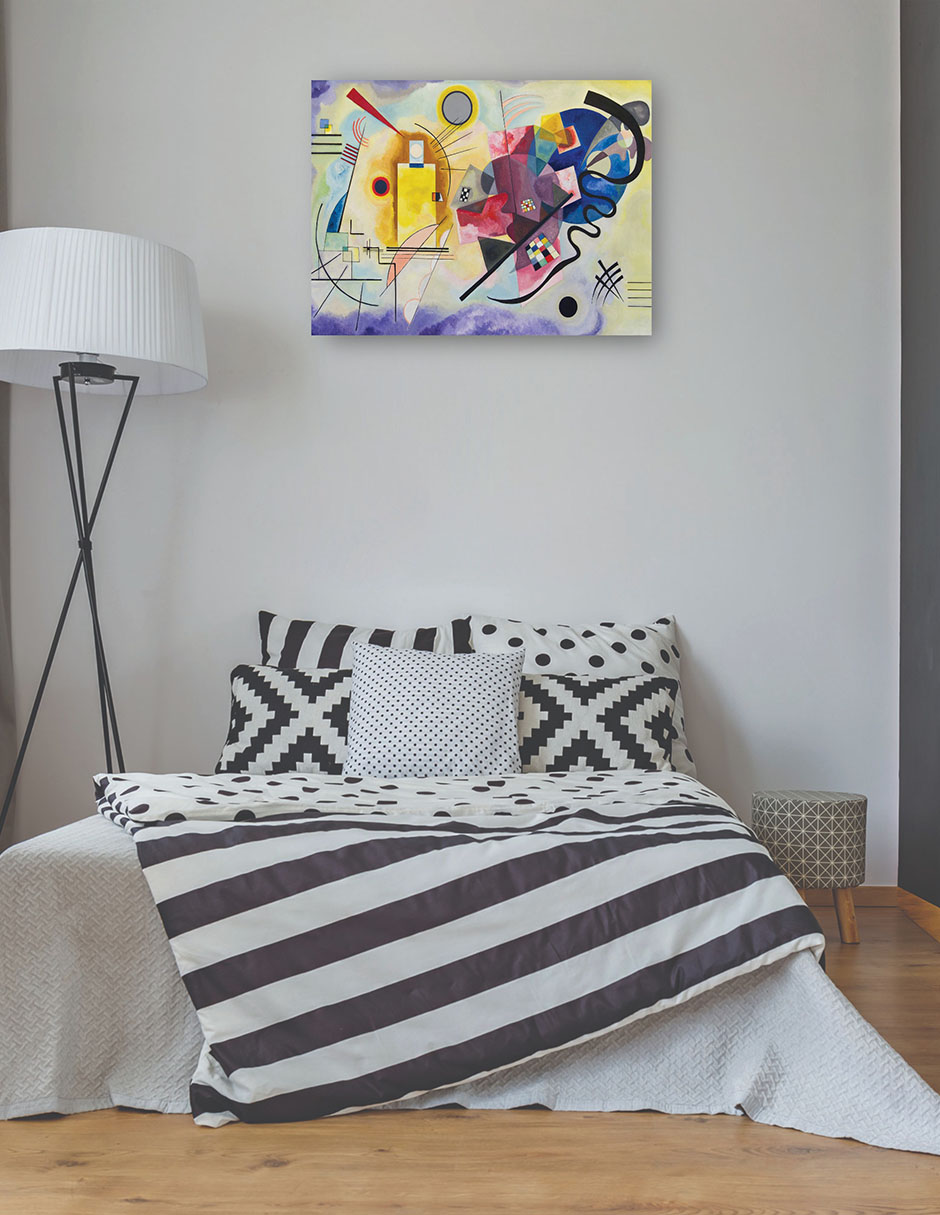 Foto 4 pulgar | Cuadro Decorativo - Gelb - Rot - Blau (amarillo-rojo-azul), 1925- Wassily Kandinsky - Religión - 28x36 - Fine Art Tj