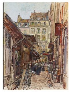 Foto 1 | Cuadro Decorativo - Interior Del Marché Des Enfants-rouges, En 1907. 3er Distrito (1907)- Frédéric Houbron -