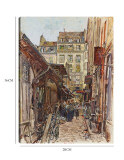 Foto 6 | Cuadro Decorativo - Interior Del Marché Des Enfants-rouges, En 1907. 3er Distrito (1907)- Frédéric Houbron -