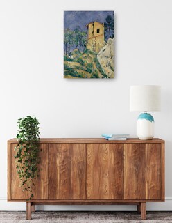 Foto 2 | Cuadro Decorativo - La Casa De Las Paredes Agrietadas (1892-1894)- Paul Cézanne - Paisaje - 46x61 - Fine Art Tj