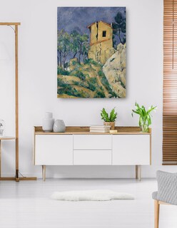 Foto 5 | Cuadro Decorativo - La Casa De Las Paredes Agrietadas (1892-1894)- Paul Cézanne - Paisaje - 46x61 - Fine Art Tj