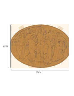 Foto 6 | Cuadro Decorativo - Estudio Para ',apolo Y Las Musas', (hacia 1921)- John Singer Sargent - 69x92 - Fine Art Tj