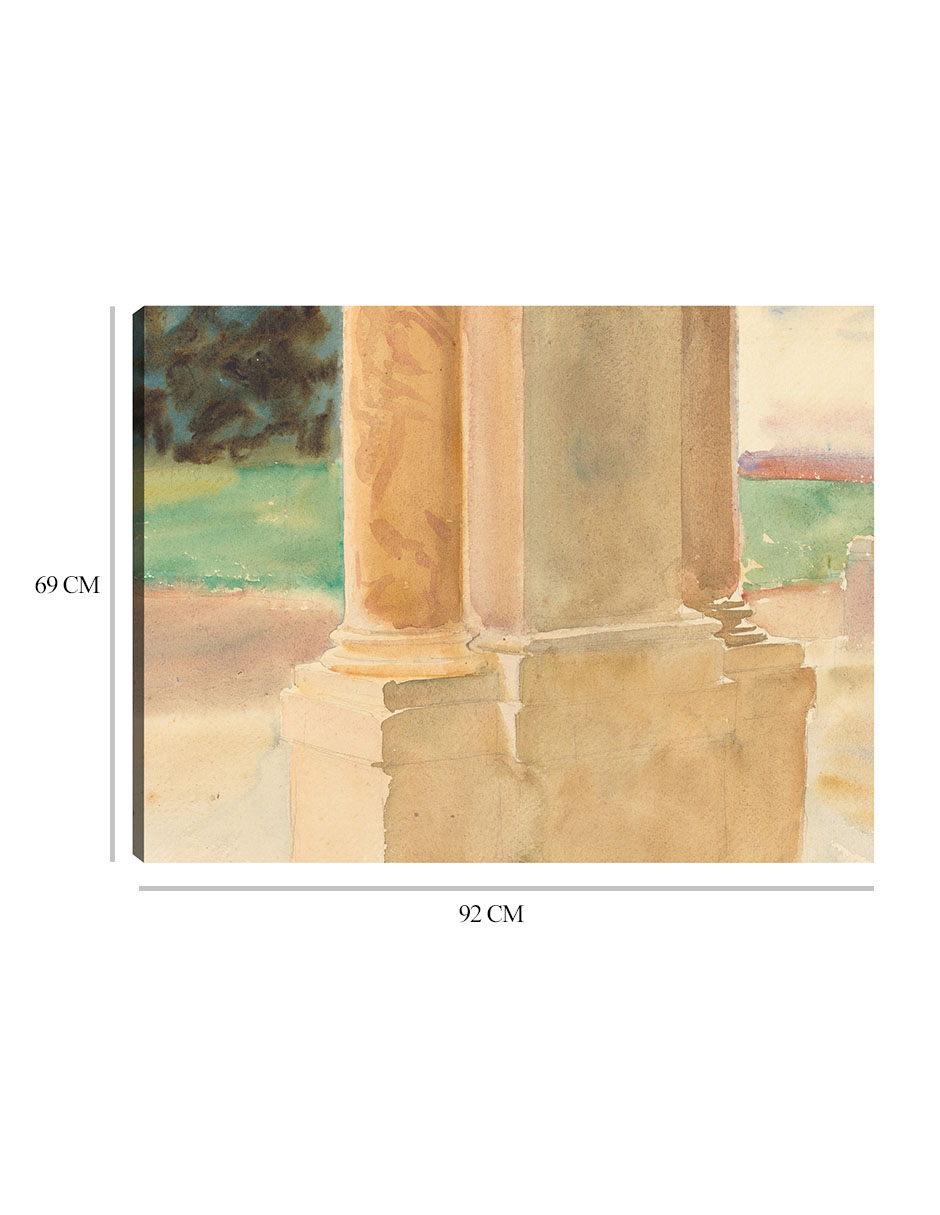 Foto 7 pulgar | Cuadro Decorativo - Frascati, Estudio Arquitectónico (c. 1907)- John Singer Sargent - Ciudades - 69x92 - Fine Art Tj