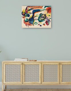 Foto 4 | Cuadro Decorativo - Borrador De &,#39,composición Vii&,#39, Yo (1913)- Wassily Kandinsky - Abstracto - 28