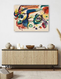 Foto 5 | Cuadro Decorativo - Borrador De &,#39,composición Vii&,#39, Yo (1913)- Wassily Kandinsky - Abstracto - 28