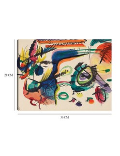Foto 6 | Cuadro Decorativo - Borrador De &,#39,composición Vii&,#39, Yo (1913)- Wassily Kandinsky - Abstracto - 28