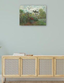 Foto 4 | Cuadro Decorativo - El Jardín Del Artista En Argenteuil (rincón Del Jardín De Las Dalias)- Claude Monet - 69x92