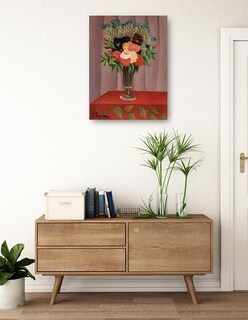 Foto 3 | Cuadro Decorativo - Ramo De Flores (bouquet De Fleurs) (ca. 1909 –1910)- Henri Rousseau - Floral - 77x102 - Fine Art Tj