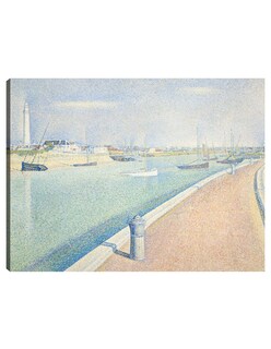 Foto 1 | Cuadro Decorativo - El Canal De Gravelines, Petit Fort Philippe (1890)- Georges Seurat - Costa - 28x36 - Fine Art Tj