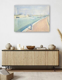 Foto 5 | Cuadro Decorativo - El Canal De Gravelines, Petit Fort Philippe (1890)- Georges Seurat - Costa - 28x36 - Fine Art Tj