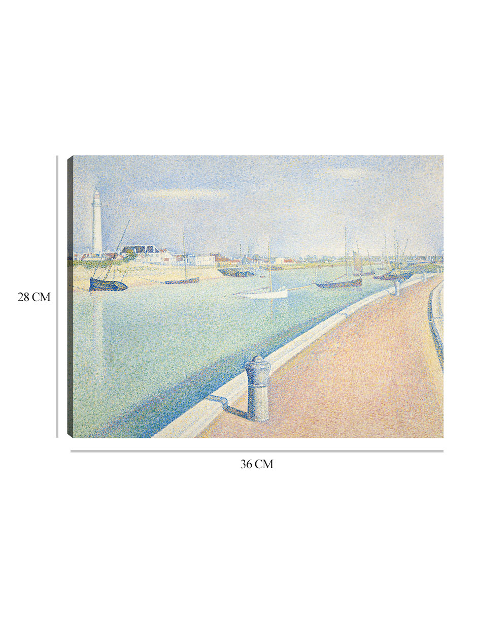 Foto 7 pulgar | Cuadro Decorativo - El Canal De Gravelines, Petit Fort Philippe (1890)- Georges Seurat - Costa - 28x36 - Fine Art Tj