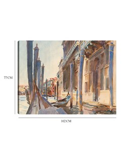 Foto 6 | Cuadro Decorativo - Amarres De Góndolas En El Gran Canal (1904-1907)- John Singer Sargent - Costa - 77x102 - Fine Art T