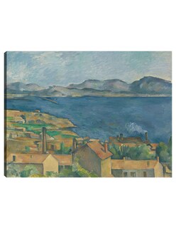 Foto 1 | Cuadro Decorativo - La Bahía De Marsella, Vista Desde L',estaque- Paul Cézanne - Religión - 69x92 - Fine Art Tj