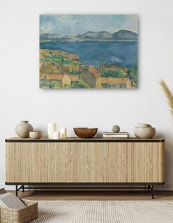 Foto 5 | Cuadro Decorativo - La Bahía De Marsella, Vista Desde L',estaque- Paul Cézanne - Religión - 69x92 - Fine Art Tj