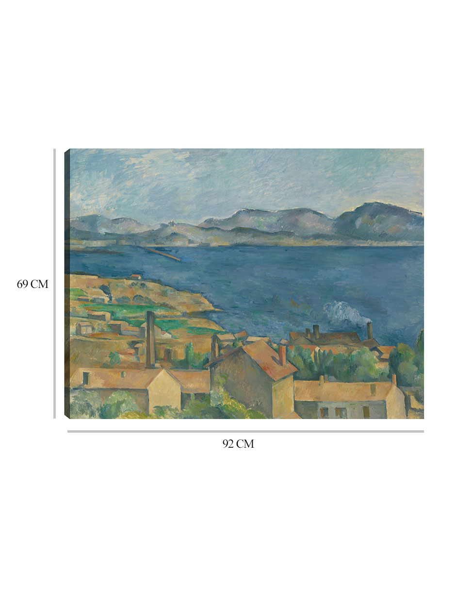 Foto 7 pulgar | Cuadro Decorativo - La Bahía De Marsella, Vista Desde L&#39,estaque- Paul Cézanne - Religión - 69x92 - Fine Art Tj