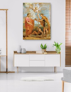 Foto 5 | Cuadro Decorativo - Constancio Nombra A Constantino Como Su Sucesor (1622)- Peter Paul Rubens - Religión - 46x61