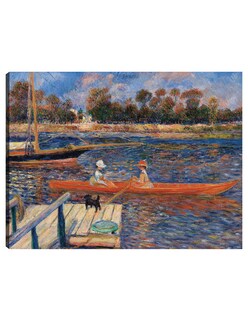 Foto 1 | Cuadro Decorativo - El Sena En Argenteuil (la Seine à Argenteuil) (1888)- Pierre-auguste Renoir - 46x61 - Fine Art T