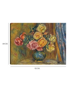 Foto 6 | Cuadro Decorativo - Las Rosas Al Rideau Bleu (1912)- Pierre-auguste Renoir - Religión - 69x92 - Impresión En