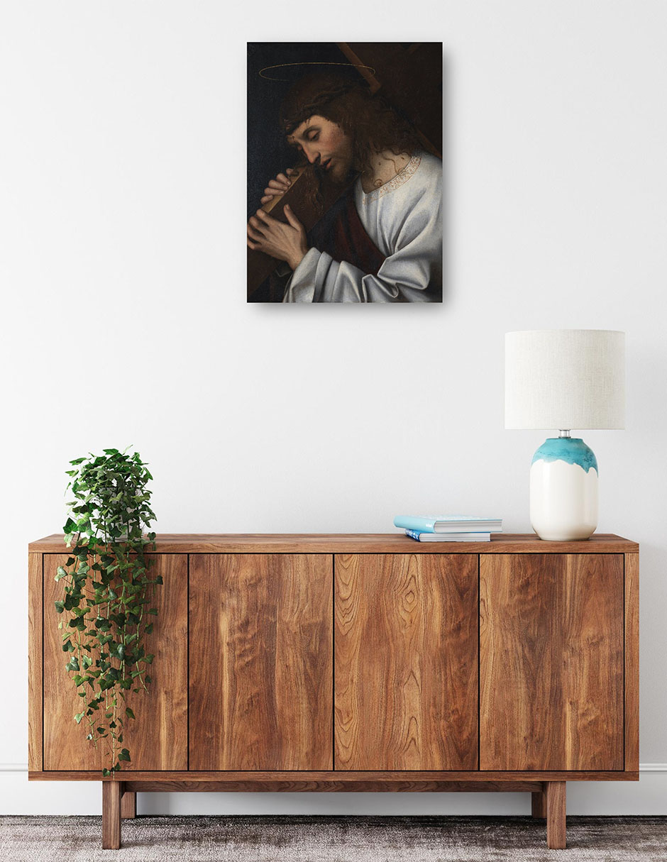 Foto 2 | Cuadro Decorativo - Cristo Cargando La Cruz (1498 – 1501)- Gian Francesco De Maineri - Religión - 69x92 - Fine Art Tj