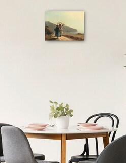 Foto 2 | Cuadro Decorativo - Dos Mujeres Conversando Junto Al Mar, Santo Tomás 1856- Camille Pissarro - Fotografía - 46x