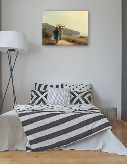 Foto 3 | Cuadro Decorativo - Dos Mujeres Conversando Junto Al Mar, Santo Tomás 1856- Camille Pissarro - Fotografía - 46x