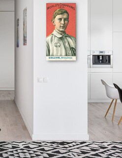 Foto 4 | Cuadro Decorativo - Eddie Collins, Atléticos De Filadelfia,- Library Of Congress - 46x89 - Fine Art Tj