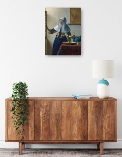 Foto 2 | Cuadro Decorativo - Mujer Joven Con Una Jarra De Agua (ca. 1662)- Johannes Vermeer - Fotografía - 28x36 - Fine Art Tj