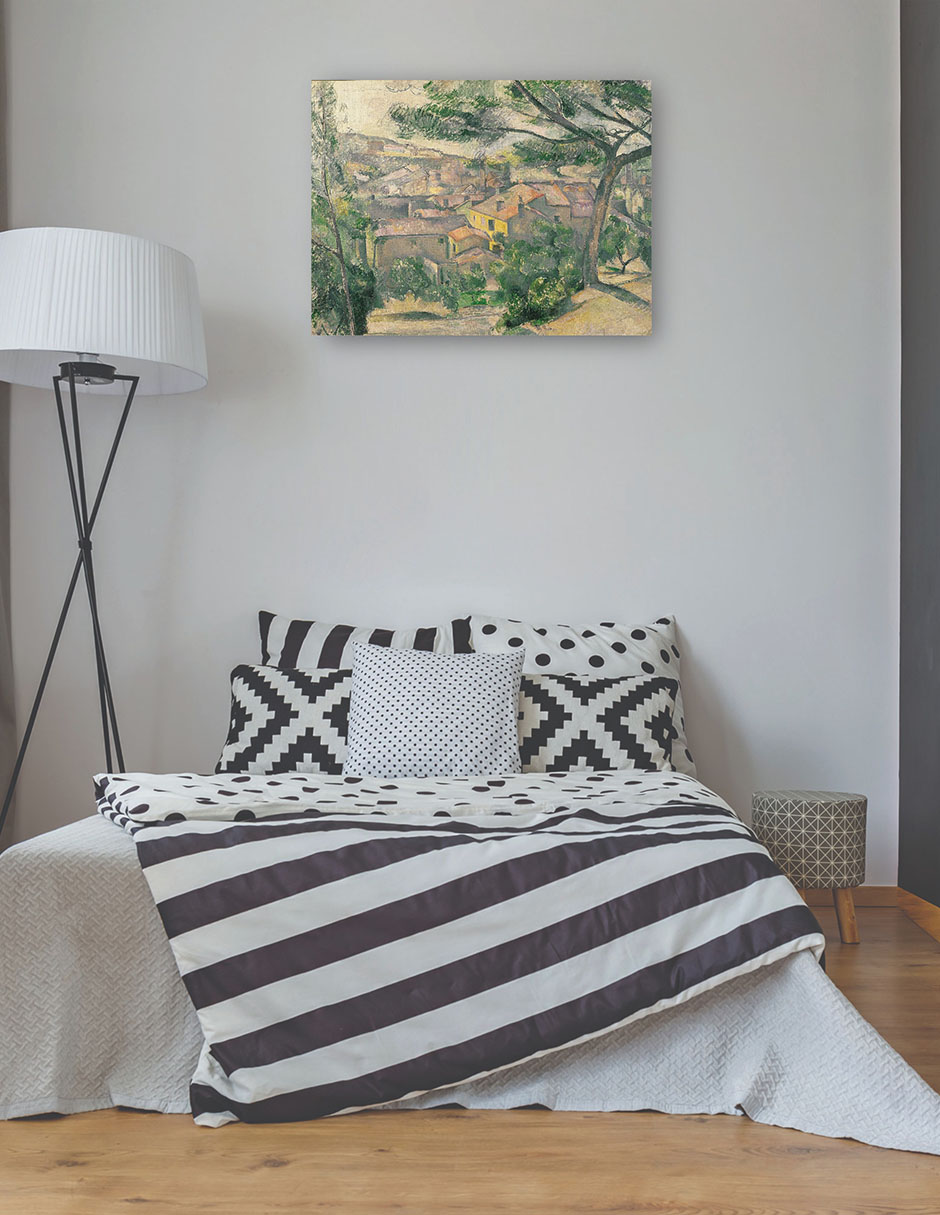 Foto 4 pulgar | Cuadro Decorativo - Preciosa Vista Del Estaque A Contraluz Del Suelo- Paul Cézanne - Religión - 28x36 - Fine Art Tj