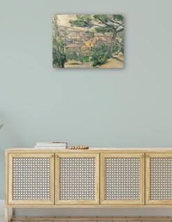 Foto 4 | Cuadro Decorativo - Preciosa Vista Del Estaque A Contraluz Del Suelo- Paul Cézanne - Religión - 28x36 - Fine Art Tj