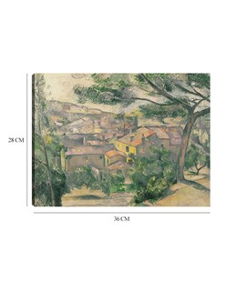 Foto 6 | Cuadro Decorativo - Preciosa Vista Del Estaque A Contraluz Del Suelo- Paul Cézanne - Religión - 28x36 - Fine Art Tj