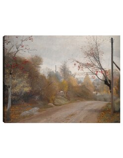 Foto 1 | Cuadro Decorativo - La Carretera De Mogenstrup, Zelanda. Otoño (1888)- Laurits Andersen Ring - Religión - 69x92 -