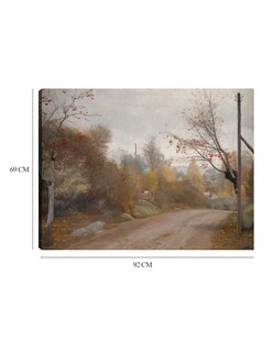 Foto 6 | Cuadro Decorativo - La Carretera De Mogenstrup, Zelanda. Otoño (1888)- Laurits Andersen Ring - Religión - 69x92 -