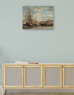 Foto 4 | Cuadro Decorativo - Bodegón Con Bote De Mostaza- Henri Fantin-latour - Fotografía - 69x92 - Impresión En Lienzo