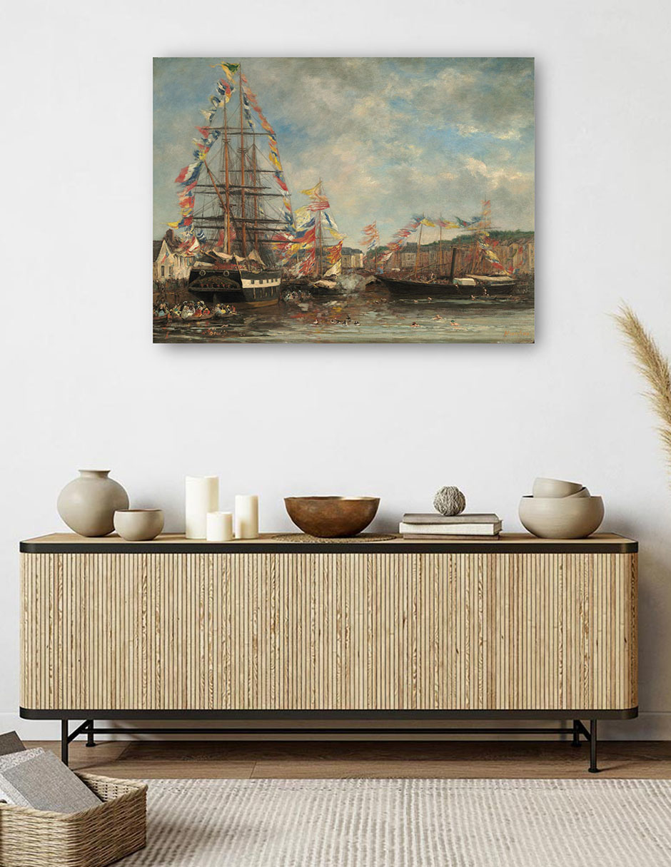 Foto 6 pulgar | Cuadro Decorativo - Bodegón Con Bote De Mostaza- Henri Fantin-latour - Fotografía - 69x92 - Impresión En Lienzo