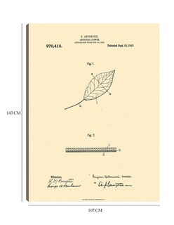 Foto 6 | Cuadro Decorativo - Flor Artificial Patentada, Inventor: William A. Warner, 13 De Septiembre De 1910 - 107x143 - Fin