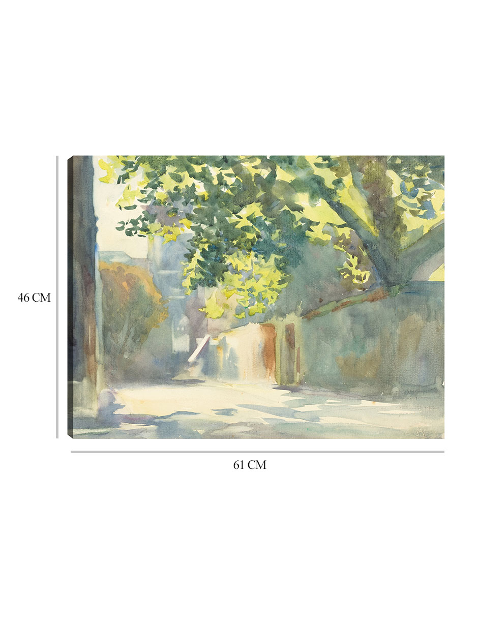 Foto 6 | Cuadro Decorativo - Pared Iluminada Por El Sol Debajo De Un Árbol (c. 1913)- John Singer Sargent - Ciudades - 4