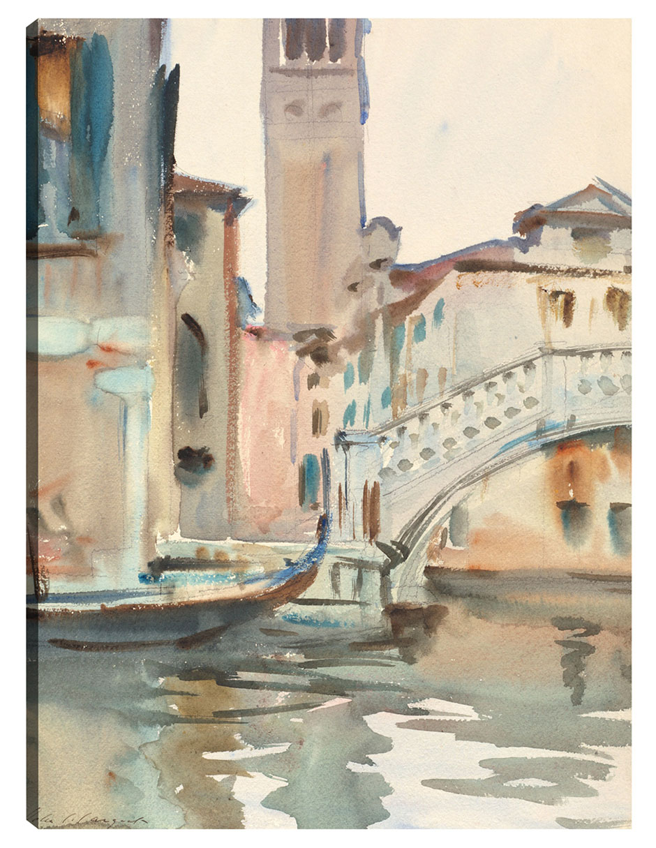Foto 2 pulgar | Cuadro Decorativo - Un Puente Y Campanario, Venecia (1902-1904)- John Singer Sargent - Ciudades - 107x143 - Fine Art Tj