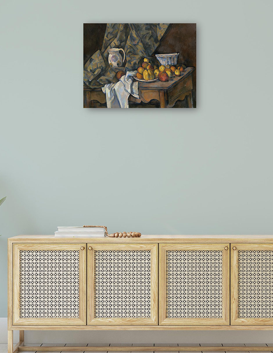 Foto 5 pulgar | Cuadro Decorativo - Naturaleza Muerta Con Manzanas Y Melocotones (c. 1905)- Paul Cézanne - Religión - 28x36 - Fine Ar