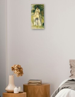 Foto 2 | Cuadro Decorativo - Mujer De Pie Junto A Un Árbol- Pierre-auguste Renoir - Fotografía - 54x102 - Impresión En