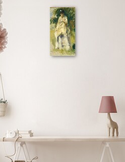 Foto 3 | Cuadro Decorativo - Mujer De Pie Junto A Un Árbol- Pierre-auguste Renoir - Fotografía - 54x102 - Impresión En