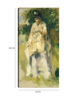 Foto 6 | Cuadro Decorativo - Mujer De Pie Junto A Un Árbol- Pierre-auguste Renoir - Fotografía - 54x102 - Impresión En